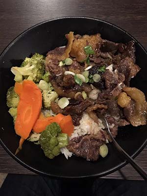 bulgogi rice plate